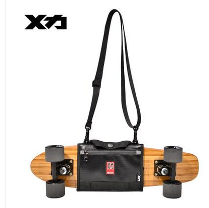 MACKAR Pro 25x21cm Skateboard Carrying Straps Bags 22x16cm Small Cruiser Board Packs Men Rubber Coating Material Handbags