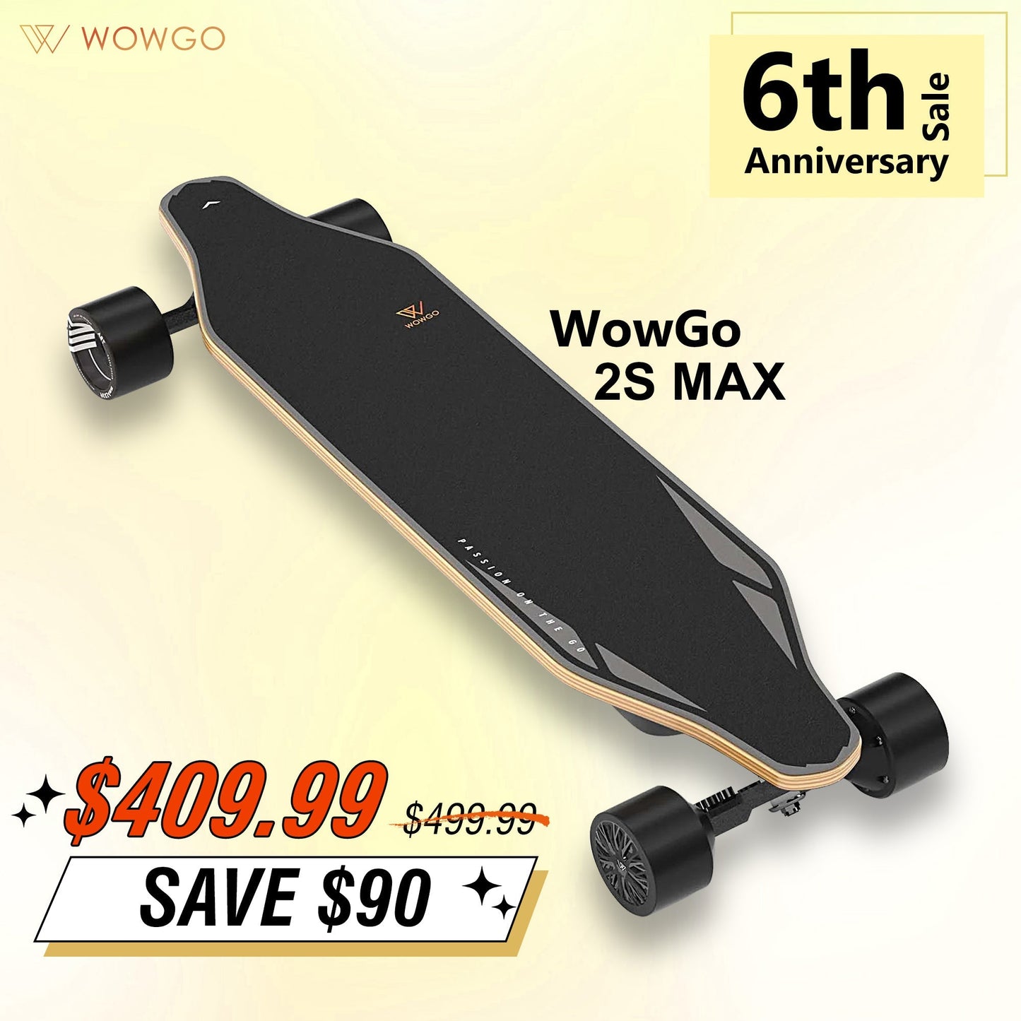 WowGo 2S MAX Electric Skateboard & Longboard