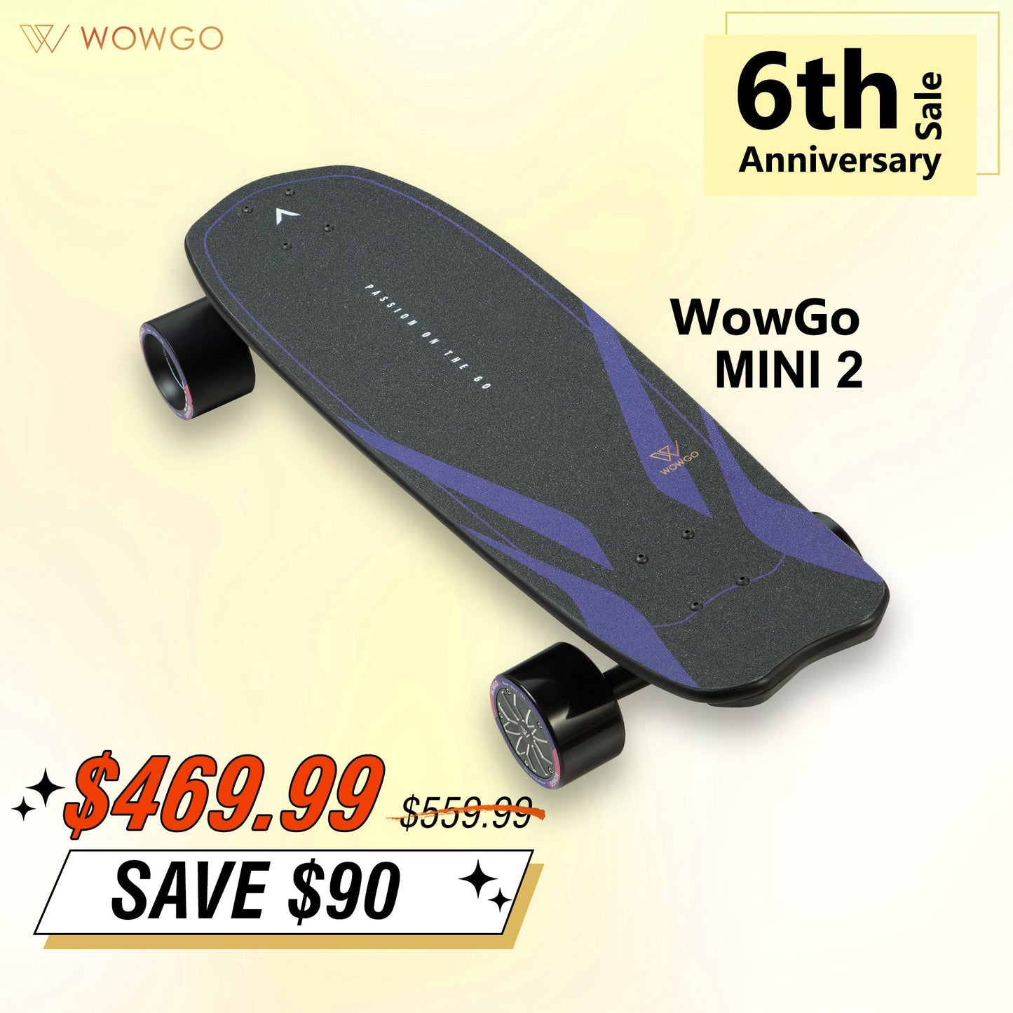 WowGo Mini 2 Electric Skateboard & Shortboard